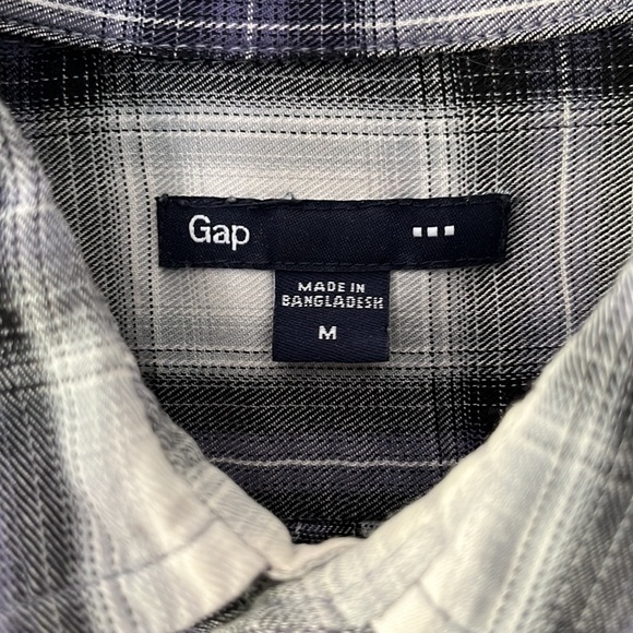 Men’s GAP Plaid Button Down Shirt - Picture 4 of 6